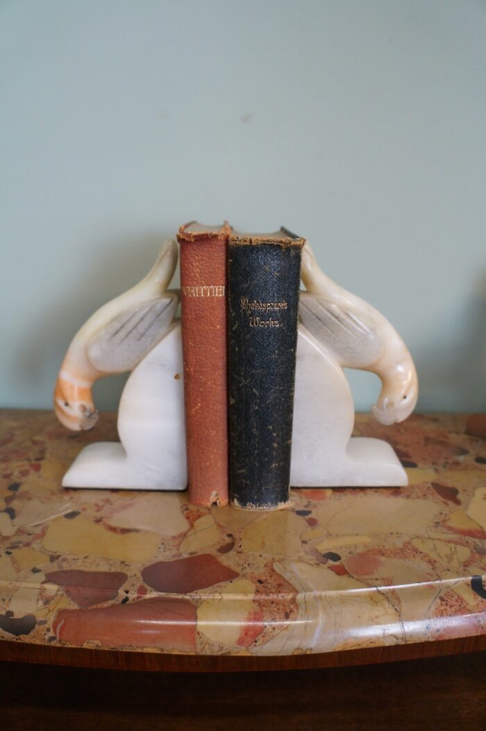 Parrot Marble book ends - Image 2