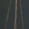 Art Deco Pink and White Pendant Light - Image 3