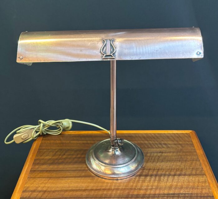 #8275 Brass & Copper Desk Lamp