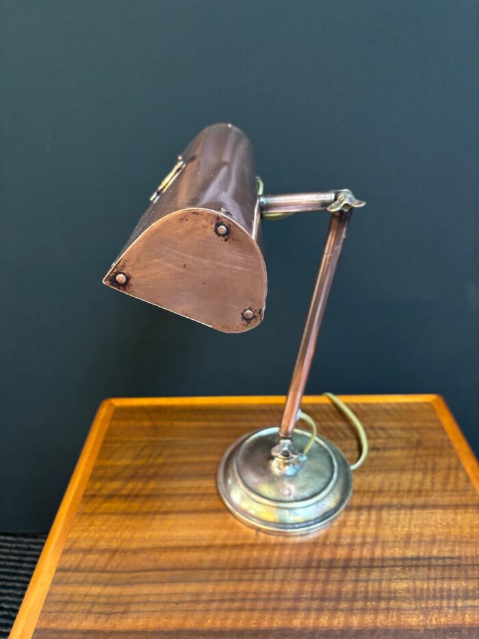 #8275 Brass & Copper Desk Lamp - Image 3