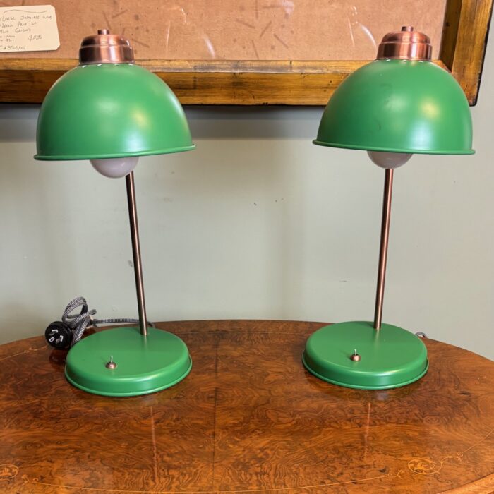 #8576 Pair of industrial style table  lamps - Image 3