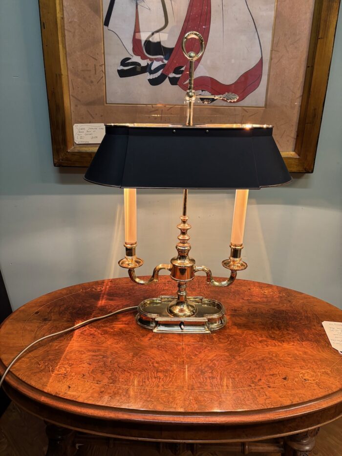 #8573 Solid brass Bouillotte lamp - Image 4