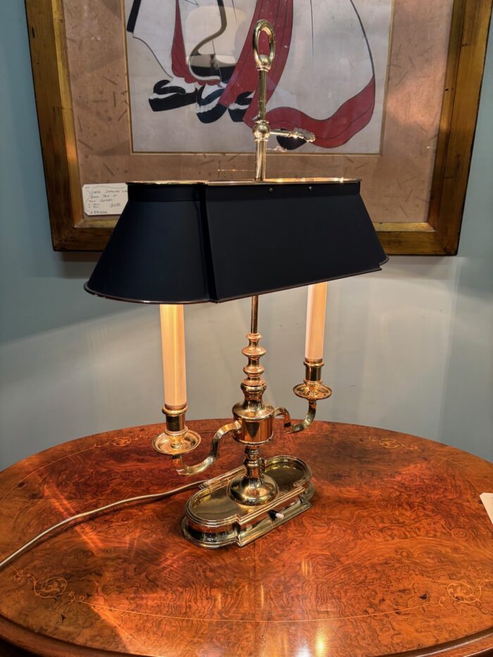#8573 Solid brass Bouillotte lamp