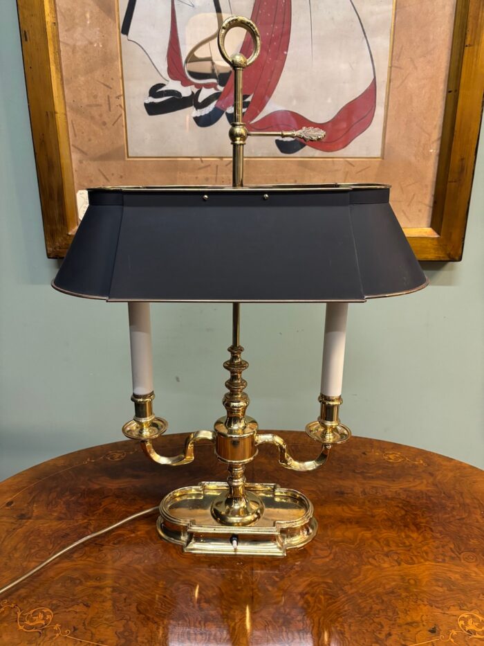 #8573 Solid brass Bouillotte lamp - Image 2