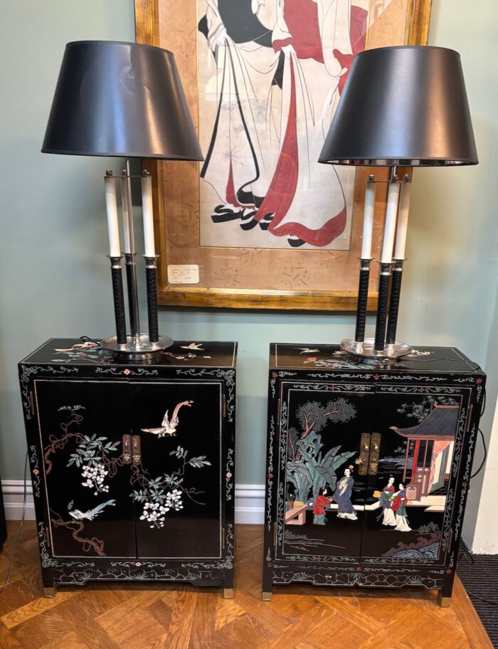 #8582 Pair of Chinese Cabinets