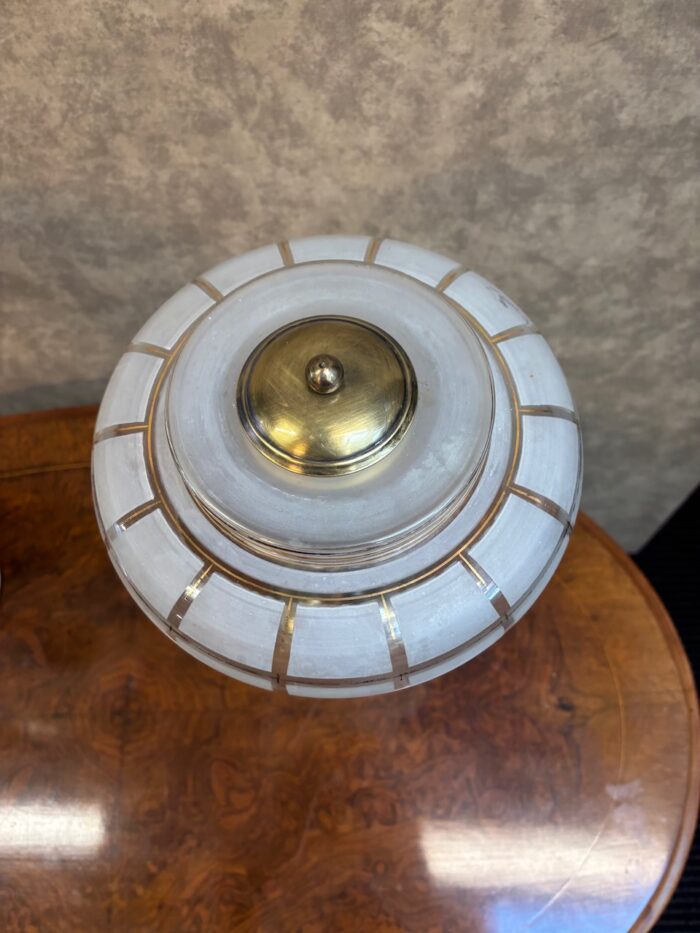 #8596 Art Deco reeded lamps - Image 4