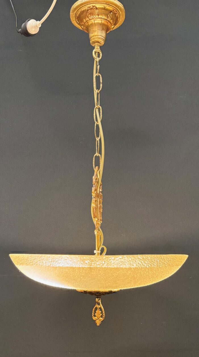 #8603 Large Art deco Frosted shade - Image 3