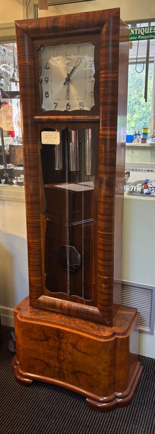 #8330 French Art Deco Grandfather clock