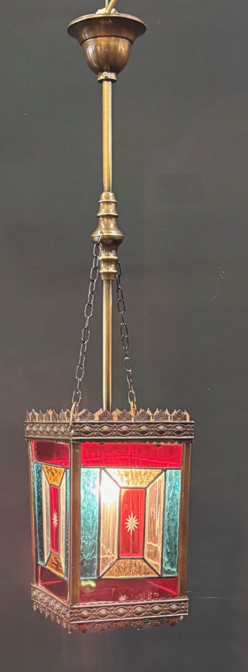 #9030 Victorian brass Lantern