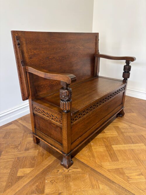 #9003 English Oak Monks Bench