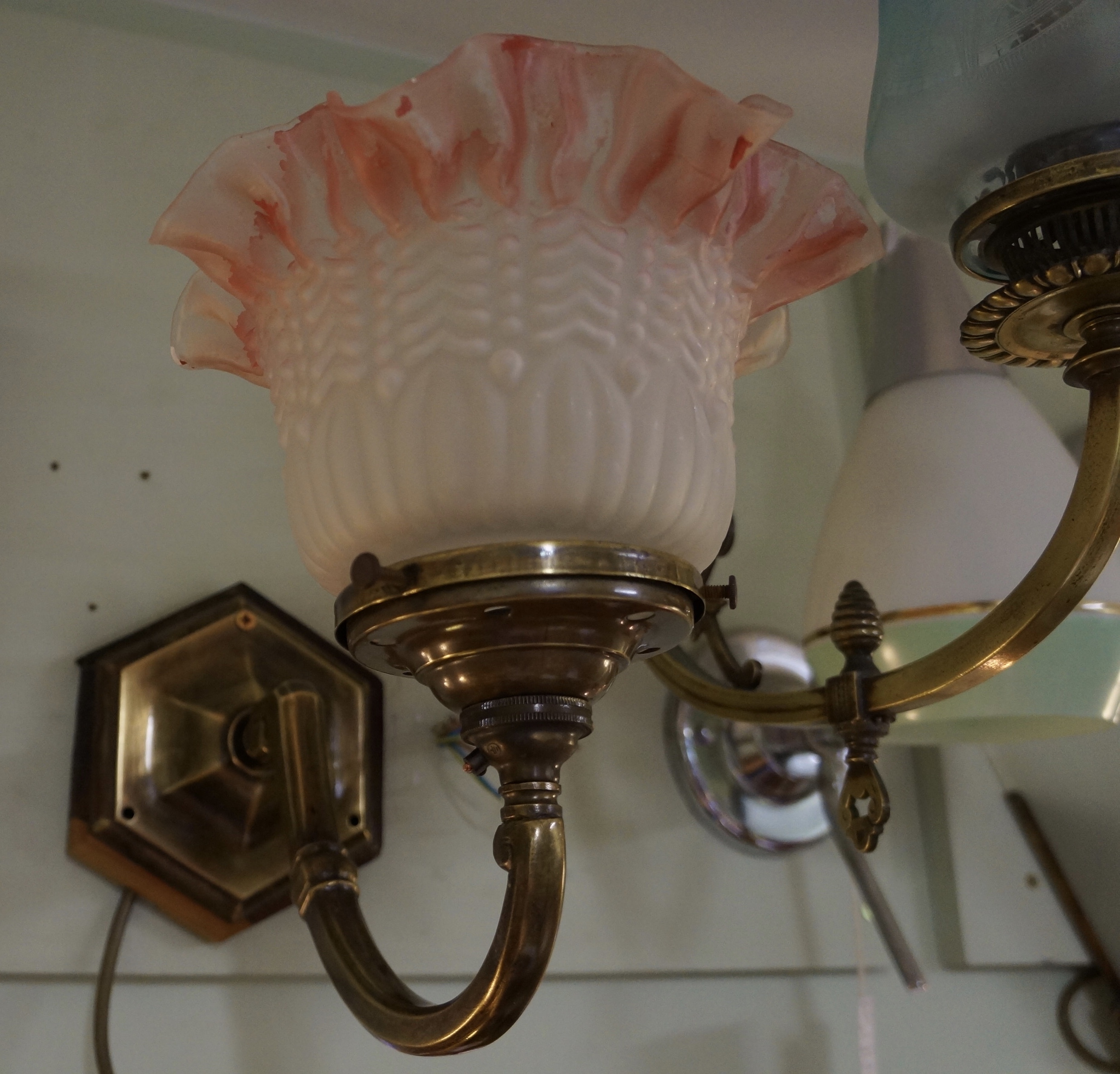 Victorian Wall Light (SKU 6144) - Seanic Antiques