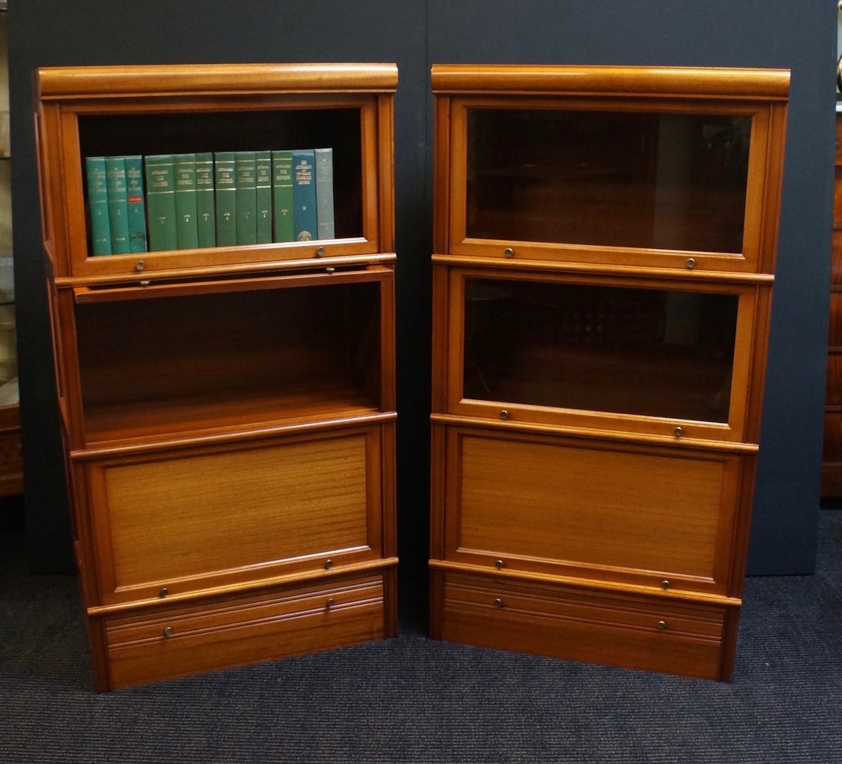 Art Deco Stacking Bookcases Seanic Antiques