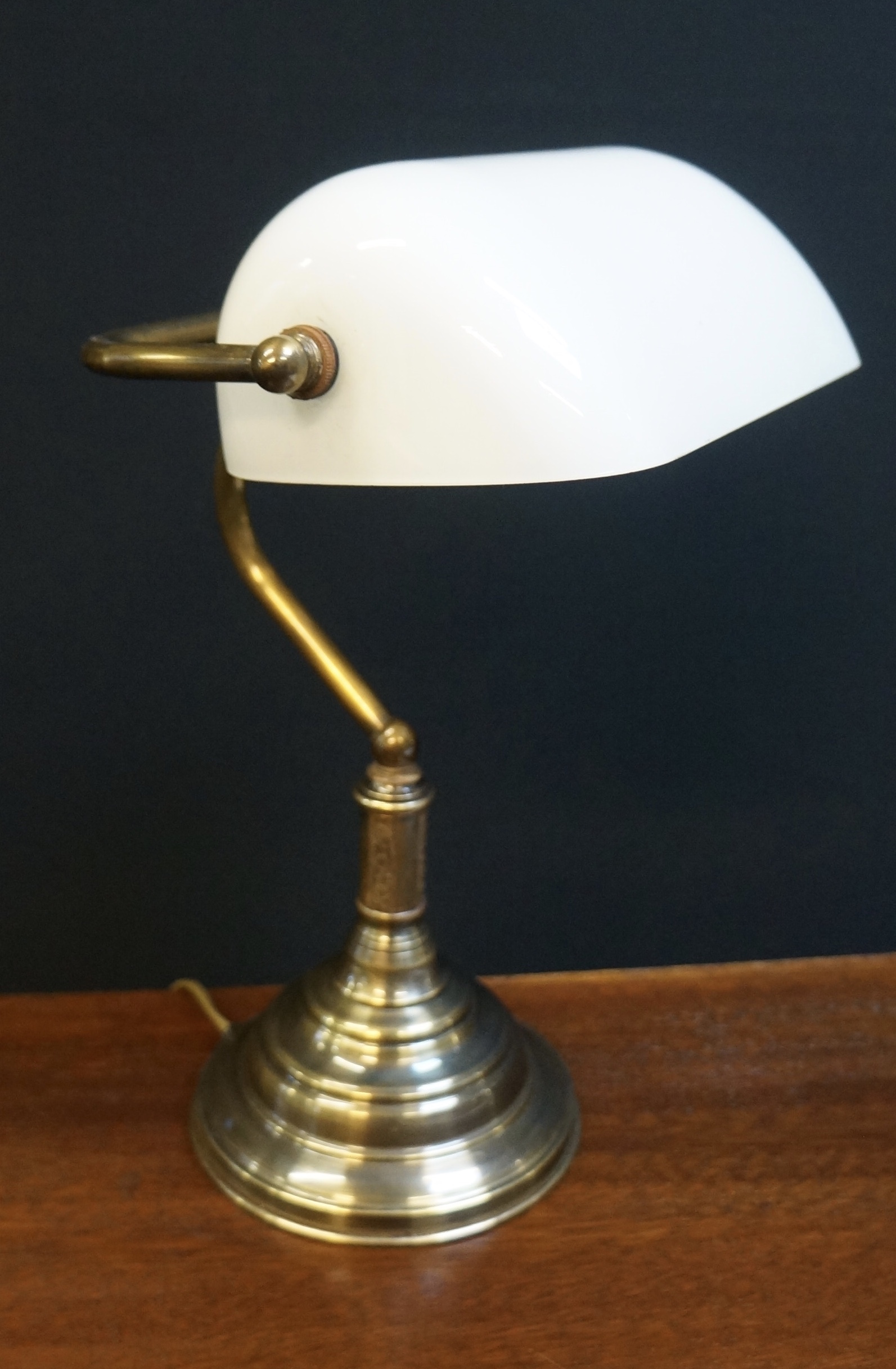 Banker's Lamp & Shade (SKU 6205) - Seanic Antiques