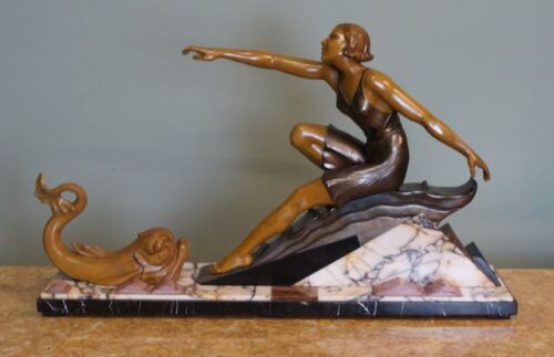 7154 French Art Deco Statue