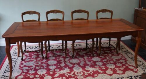 French Style Cherrywood Table (SKU 6139)