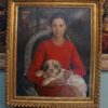 #7996 Vintage Portrait Oil Painting