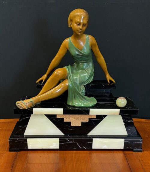 #8129 original Art deco Statue