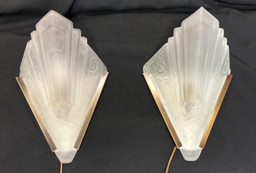 #8234 Art Deco wall lights