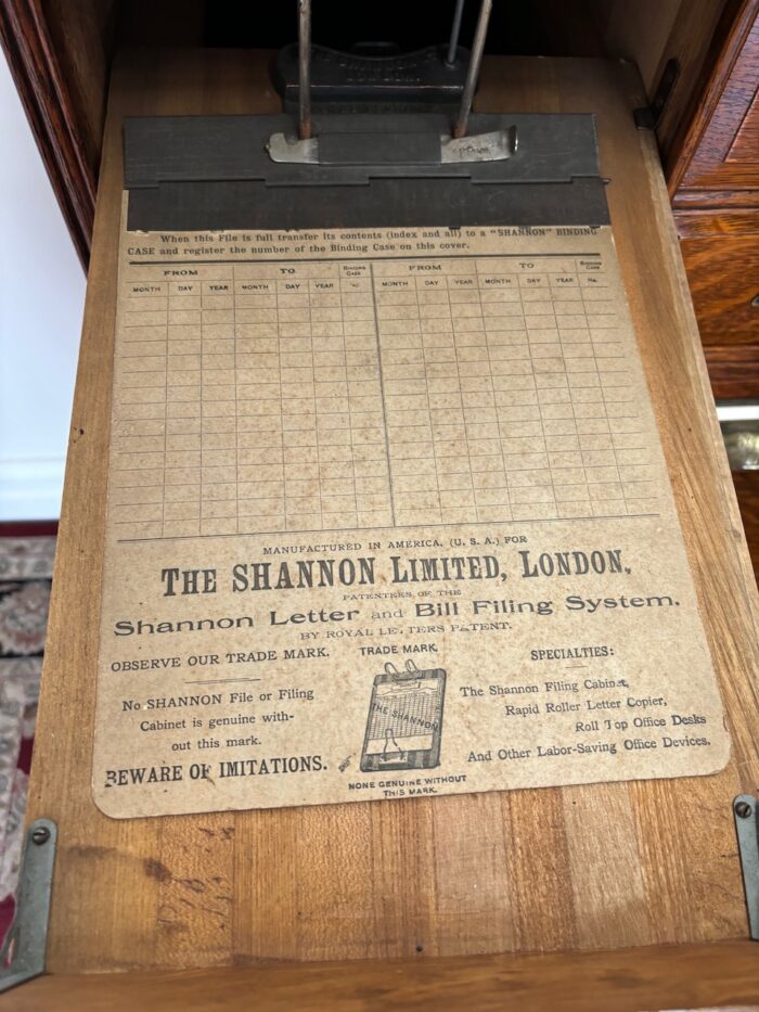 #8219 Rare Shannons filing cabinet - Image 6