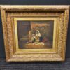 #8285 Victorian Oil Painting