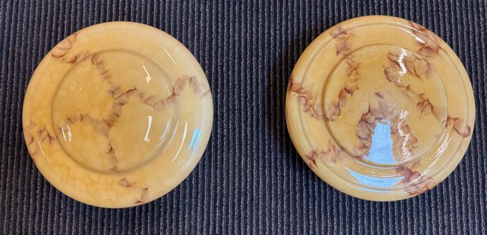 #8335 Pair of art deco large bowls