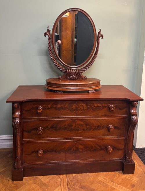 #6146 Victorian Mahogany Chest