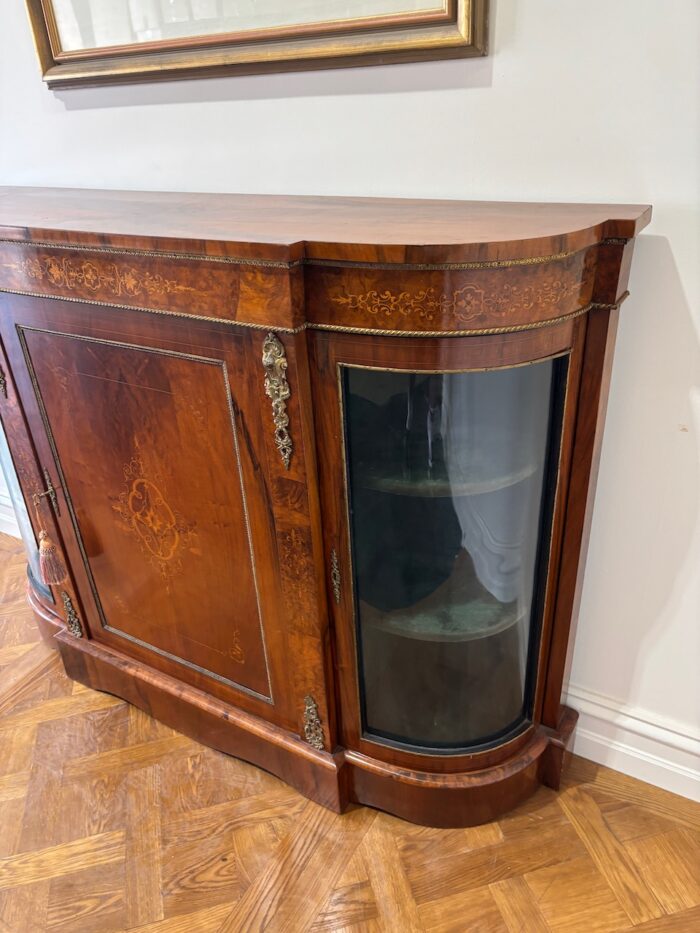 #8508 Victorian Burwalnut Credenza - Image 4