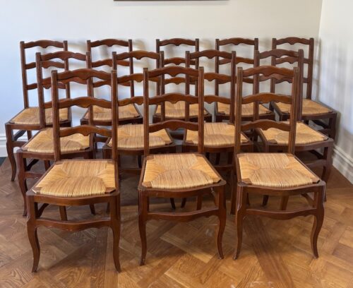 #8517 Set of 12 French Cottage Chairs