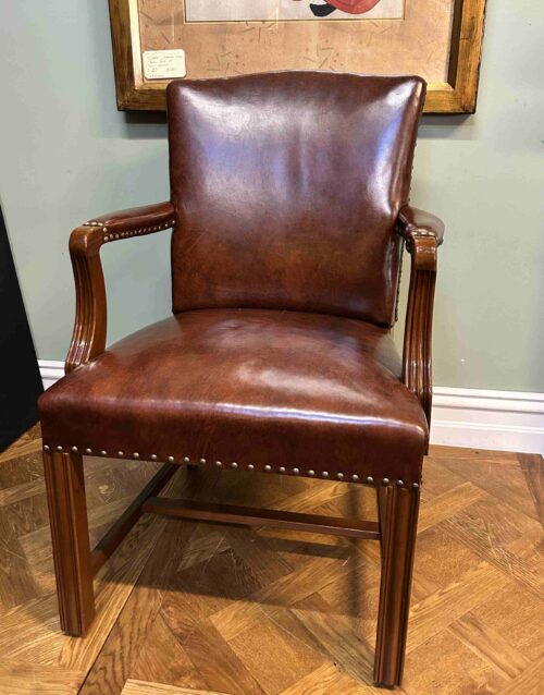 #8557 Chippendale Style Elbow Chair