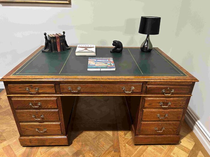 #8597 Victorian Oak Desk