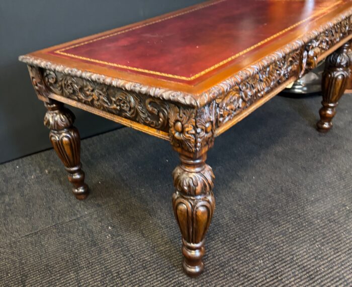 #673c English Gothic Desk - Image 2
