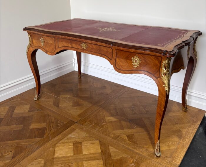 #8592 French Louis XV Bureau Plat - Image 6