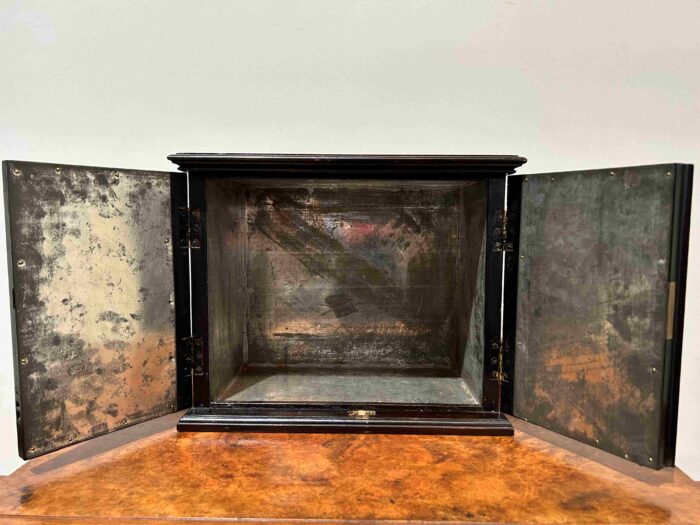 #8591 English 'Chinoiserie' Tea Cabinet - Image 2