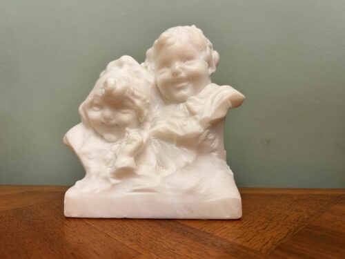 #8707/a Carved Alabaster Bust