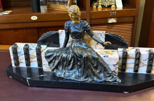 #8702 Art Deco French Statue