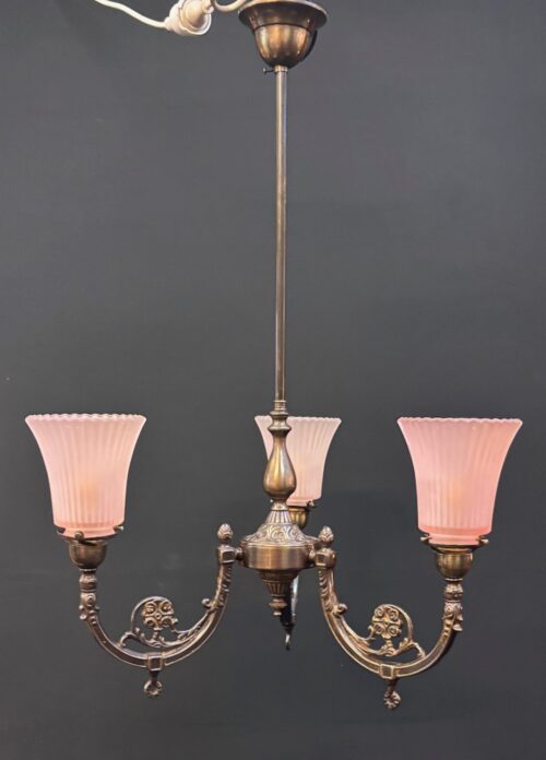 #8704 Victorian Style Three-Arm Light