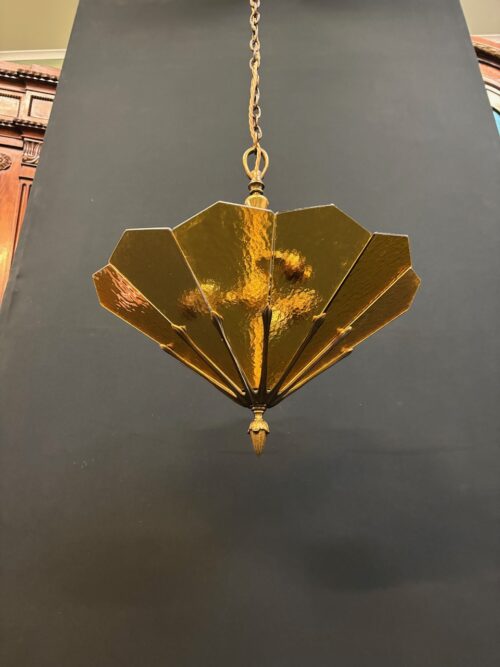 #8629 1920's Fan Shaped Light