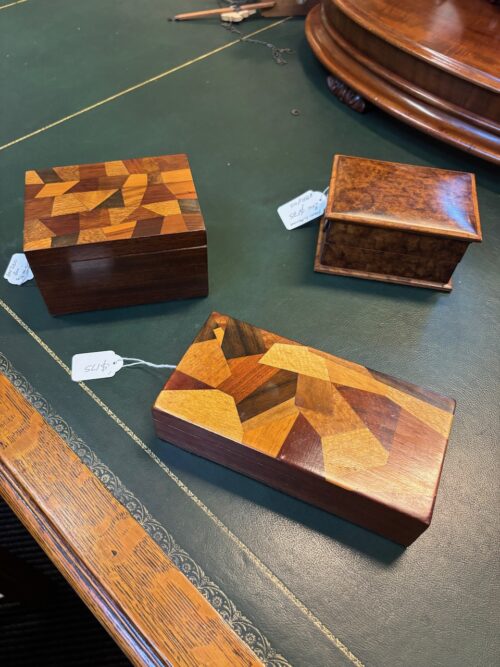 #8721 Selection of Timber Boxes