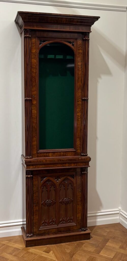 #8717 Victorian Bookcase/Gun Cabinet