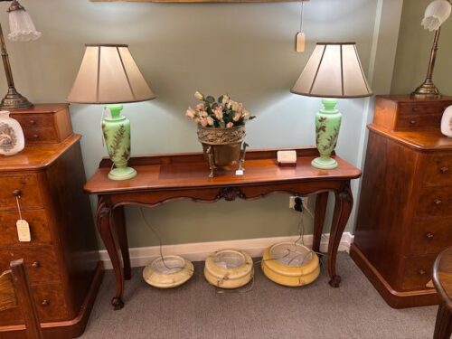 #8601 French Cherrywood Hall Table