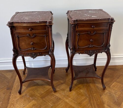 #9053 French Louis XV Bedside cabinets